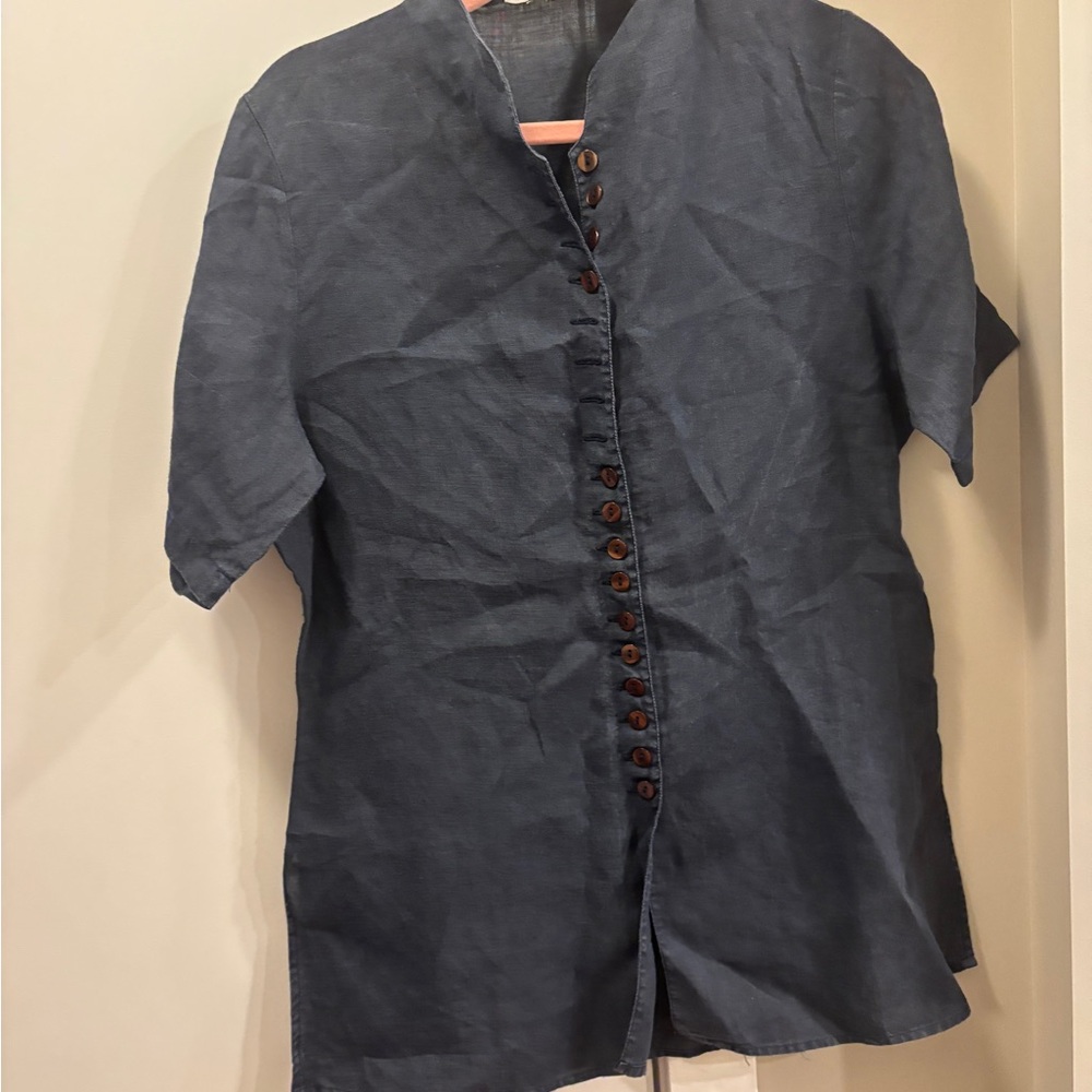 Naracamicie Charcoal Button-Down Shirt